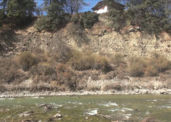 Chamkharchhu tributary diversion poses threat to centuries-old Lhakhang and nearby settlement