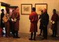 French artist exhibiting his work in Trashi Yangtse