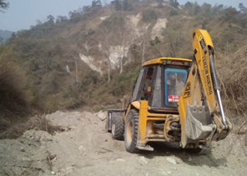 Landowner stops committee from clearing the road she blocked