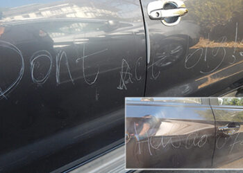 Man detained for malicious mischief