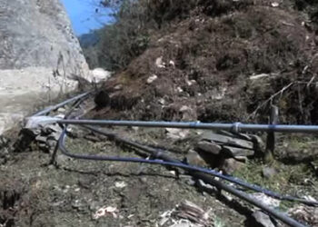 Widening works disrupt water supply in Nobding