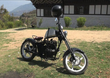 Bhutanese builds bike