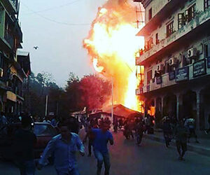 Fire in Samdrup Jongkhar razes a house affecting 11 people