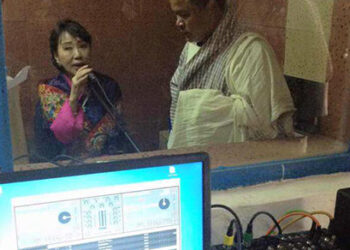 Queen Mother opens radio stations for Lhops Community