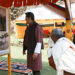 His Majesty visits Drugyel Dzong reconstruction site