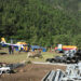 Bhutan Helicopter Services undertakes lifting operation