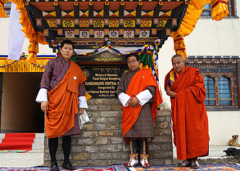 HRH Gyaltshab inaugurates newly built buildings of Kunzangling Central School