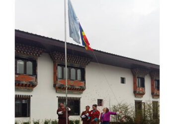 Rainbow flag flown for the first time in the country