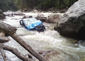 Search continues for a driver feared drowned