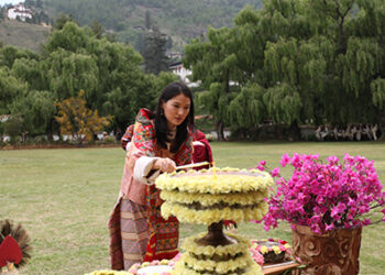 Her Majesty The Gyaltsuen inaugurates Royal Bhutan Flower Exhibition