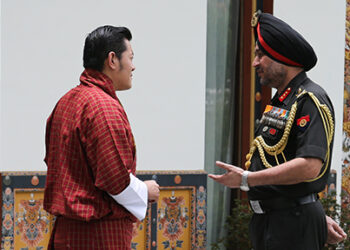 His Majesty grants audience to DG of India’s Military Operations