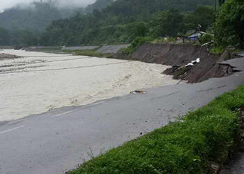 Sarpang flood washes away portion of Tsirang-Sarpang Highway
