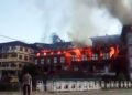 Cylinder leakage set off fire in Monggar town