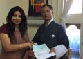 GoI releases cheque worth Nu 425 M