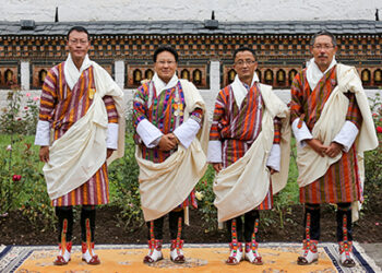 His Majesty confers Tashi Khardar to newly appointed secretaries