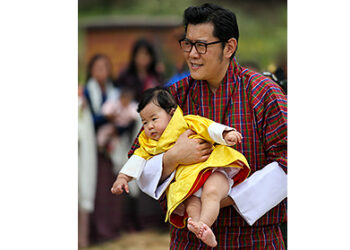 His Majesty meets hundreds of people in Bumthang