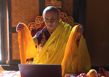 His Holiness launches Central Monastic Body’s website