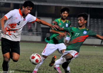 Bhutan football team back after playing Bangladesh