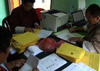 Postal ballots dispatch begins in Zhemgang’s two gewogs