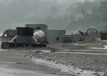 Recent Amochhu flood destroyed millions worth of electro-mechanical equipment