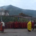 His Holiness arrives in Punakha