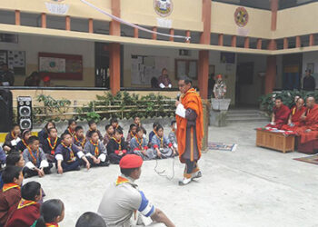 First Gyalyong Gyalsey Nachung Camp starts in Punakha