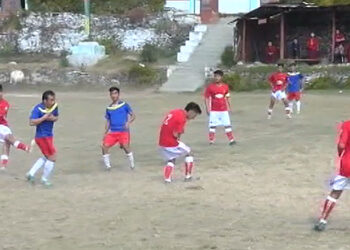 Intra-gewog football tournament underway in Pema Gatshel