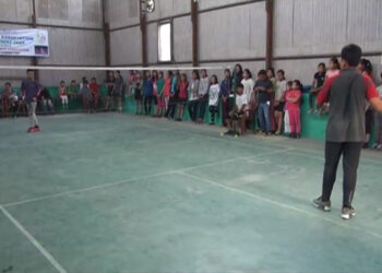 Winter badminton coaching camp ends