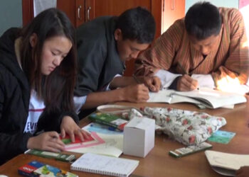 Students learn different forms of art in Zhemgang