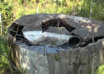 Collapsing water reservoir tank worries locals