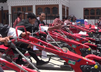 Paro receives second batch of power tillers