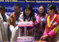 Students celebrate Teachers’ Day with the Queen Mother