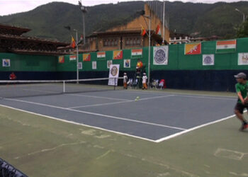 The 3rd Bhutan-India Friendship Tennis Championship underway