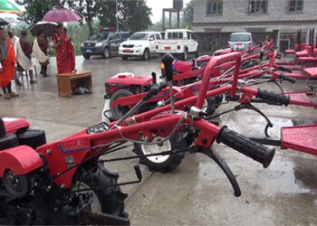 3 Gewogs in Dagana receives additional power tillers