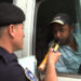 Bus drivers undergo alcohol test before the journey