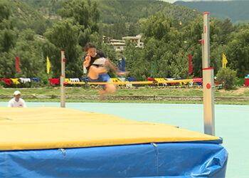 Chimi Wangmo sets new record in high jump