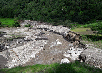 Flooding in Gangzur leaves trail of destruction