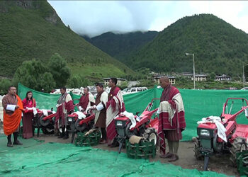 Haa receives second set of power tillers