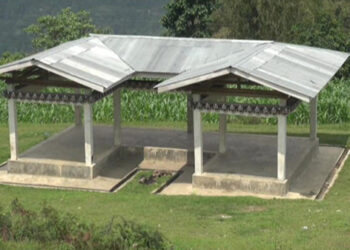 Norgaygang vegetable market shed lying idle