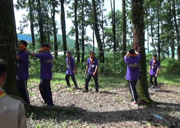 Students in Samtse take part in Nazhoen Camp