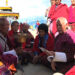 Group of elderly people chanted Mani Dhang Rim prayers