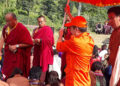 His Eminence Sungtruel Rinpoche administers wang in Nganglam