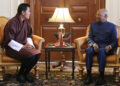President of India welcomes Their Majesties