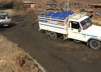 Dilapidated road from RTC to Babesa roundabout gives bumpy rides to commuters