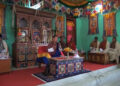 OL and people of Tseza Gewog discuss about Peling-Kamichu bypass