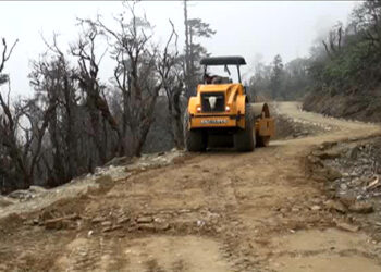 As Merag GC road gets a facelift, locals look forward to travel with ease