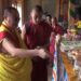 His Holiness performs thruesel at Dramar where Yum Jumma Lhazey statue is being built