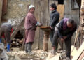 Men from east build homes of Layaps