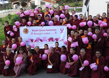 Bhutan Cancer Society takes women health services to nunneries