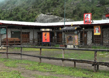 Schools in Lunana almost empty during cordyceps season